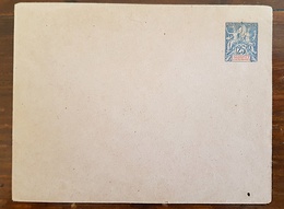 DAHOMEY. Type Groupe. Entier Postal Neuf. Enveloppe 25c Bleu. (Enveloppe) - Cartas & Documentos
