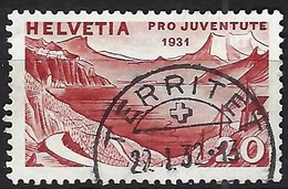 SUISSE Pro Juventute 1931:  Le ZNr. J59 Obl. CAD Territet Du 29.I.32 - Gebruikt