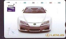 Delcampe - TELEFONKARTE * TELECARTE LEXUS (4) Voiture - Car - Auto - Automobile -  Phonecard LEXUS - Autos