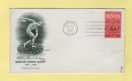 Etats Unis - FDC - American Turners Society - 1948 - 1941-1950