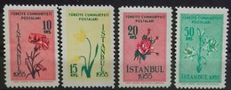 TURQUIE TURKEY N° 1235 à 1238 COTE 5,50 €  NEUFS ** MNH 1955 FETE DES FLEURS ET DU PRINTEMPS A ISTAMBUL - Unused Stamps