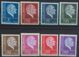 TURQUIE TURKEY N° 2040 à 2047 COTE 13,50 €  NEUFS ** MNH 1972 ATATURK - Neufs