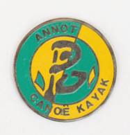 Pin's  ANNOT (04) - CANOE KAYAK - Sportif Stylisé -  J416 - Canoeing, Kayak