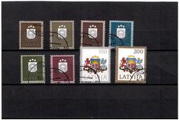Latvia 1991 . Coat Of Arms. 8v:  5,10,15,20,40,50,100,200s.  Michel # 305-12  (00) - Letland