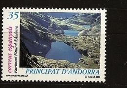 Andorre Espagnol Andorra 2000 N° 262 ** Patrimoine Naturel, Lacs Del Angonella, Ordino, Pyrénées, Montagne, Nature - Nuovi