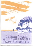 PESCARA COLLEZIONA 2010 CARTOLINA CON ANNULLO PESCARA SPETTACOLO D'AVIAZIONE DAL 31 LUGLIO AL 7 AGOSTO1910 - Pescara