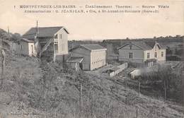 Montpeyroux Les BainS        34         Etablissement Thermal . Source Vitale             Voir Scan) - Other & Unclassified