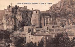 Mourèze         34         Eglise Et Château      Voir Scan) - Otros & Sin Clasificación