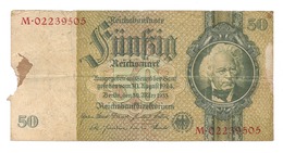 ALLEMAGNE REICHSBANKNOTE 50 MARK - 50 Mark