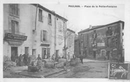 Paulhan        34           Place De La Petite Fontaine. Tonneliers Et Pharmacie Bouirat             (Voir Scan) - Paulhan
