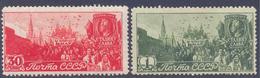 1947. USSR/Russia, May Day, Mich.1017/18, 2v, Unused/mint - Ungebraucht