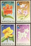 St Lucia 1996 Christmas Flowers MNH - Ohne Zuordnung