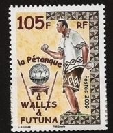 Wallis & Futuna 2009 N° 721 ** Pétanque, Sport, Adresse, Dextérité, Boule, Concours, Marseille, Loisir, Provence, Tribal - Nuevos