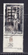 ISRAEL, 1968, Used Stamp(s)  With  Tab, Fallen Freedom Fighters, SG Number(s) 394, Scannr. 19031 - Gebraucht (mit Tabs)