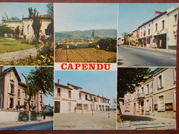 11 - CAPENDU - Vue Générale - Gendarmerie - Cave Coopérative - Mairie Et Perception... (Multivues) - Capendu