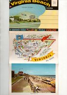 Dépliant Touristique De 20 Cartes Postales This Is Virginia Beach Virginia A Souvenir Folder - All In Full Color - Virginia Beach