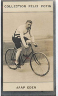 ► Jaap EDEN - Champion Cycliste Hollandais "dit La Locomotive" (Groningen † Haarlem) - Collection Photo Felix POTIN 1900 - Félix Potin