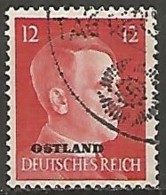 RUSSIE / OCCUPATION ALLEMANDE  / OSTLAND N° 27A OBLITERE - 1941-43 Occupazione Tedesca