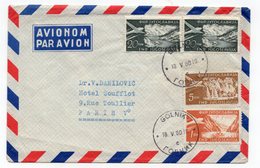 1960 YUGOSLAVIA,SLOVENIA,GOLNIK TO PARIS,FRANCE,AIRMAIL - Luftpost
