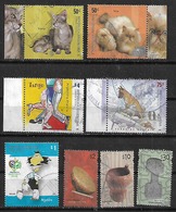 2004-6 Argentina Fauna Gatos Perros-tango-mendieta-arte Indigena 8v. - Used Stamps