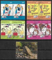 2007-13 Argentina Dibujos Infantiles-meteorito 9v.parejas - Gebraucht