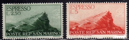 REPUBBLICA DI SAN MARINO 1945 ESPRESSI VEDUTA SPECIAL DELIVERY VIEW SERIE COMPLETA COMPLETE SET MNH - Express Letter Stamps