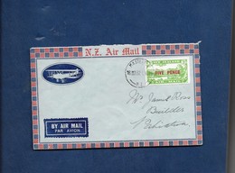 1932 WELLINGTON TO DANNEVIRKE AND RETURN SURVEY - Luchtpost