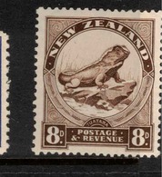 NZ 1935 8d Tuatara P14x13.5 SG 586 HM ZZ117 - Ongebruikt