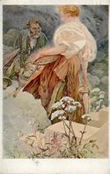 Mucha, A. Blahoslaveni Milosrdni Künstlerkarte I-II - Mucha, Alphonse