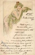 Mucha, Alfons Frau Jugendstil 1901 I-II Art Nouveau - Mucha, Alphonse