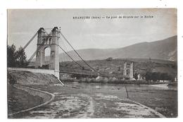 38  -  CPA   De   BRANGUES  -  Le  Pont  De  Groslée  Sur  Le  Rhône - Brangues