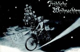 Weihnachten Fahrrad Engel 1899 I-II Noel Cycles Ange - Otros & Sin Clasificación