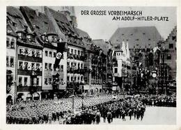 Reichsparteitag Nürnberg (8500) WK II 1933 Der Große Vorbeimarsch Am Adolf Hitler Platz  I-II - Guerra 1939-45