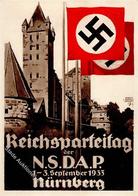 Reichsparteitag Nürnberg (8500) WK II 1933 Sign. Suchodolski, Siegm.  I-II (kl. Eckbug) - Guerra 1939-45