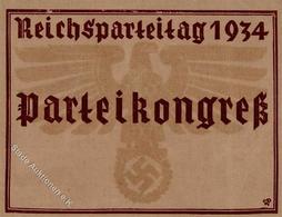 Reichsparteitag WK II Nürnberg (8500) 1934 Karte Für Parteikongreß I-II - Guerra 1939-45