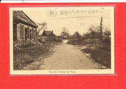 80 BEUVRAIGNES Cpa Allemande Rue De L ' Abbaye  Edit Baumann - Beuvraignes