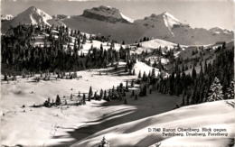 Kurort Oberiberg, Blick Gegen Twäriberg, Drusberg, Forstberg (7348) * 31. 1. 1958 - Oberiberg