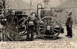 Berlin (1000) Fertig Machen Der Dampfspritze Zum Angriff Feuerwehr 1904 I- Pompiers - Otros & Sin Clasificación