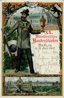 Berlin (1000) XX. Mitteldeutsches Bundesschießen 6. Bis 13. Juli 1902 Sonderstempel I- - Otros & Sin Clasificación