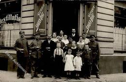 Berlin Lichtenberg (1000) Schillerstr. 14 Ecke Kantstr. Gasthaus Göbel, Emil Foto-Karte 1916 I-II - Otros & Sin Clasificación