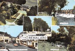 REMALARD - Places De L'Eglise - Place Du Général De Gaulle - Le Château - Le Vannage - La Rivière - Remalard