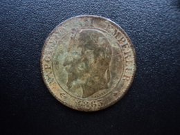 FRANCE : 5 CENTIMES     1865 A     F.117 / G.155 / KM 797.1        TB - 5 Centimes