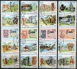 Maya-Kunst 1986 Kuba 3042/61 4xZD O 9€ Entdeckung Amerika Ss Stamp On Stamps 500 Year New America Se-tenant Bf Cuba - Variedades & Curiosidades