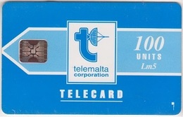 357/ Malta; P10. Telemalta Logo - Short Antenna, 100 Ut., SC5, C31140991 - Malta