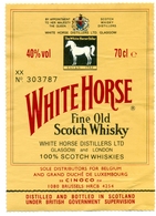 Oud Etiket / Ancienne étiquette Whisky White Horse - Whisky