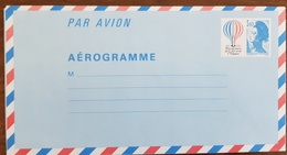 FRANCE Aérogramme Bicentenaire De L'air Et De L'espace Yvert N° 1010-AER **. NEUF - Aerogrammi