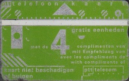 381/ Netherlands; Complimentary - Green Card, 4 Ut., 309L - Pubbliche