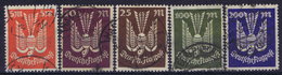 Germany: 1923 Mi Nr 263 - 267 Used Not Verified - Posta Aerea & Zeppelin