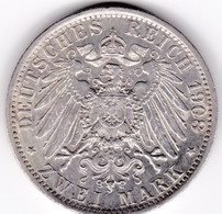 2 Marks 1908 A Prusse  SUP - 2, 3 & 5 Mark Plata