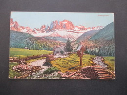 Österreich / Italien 1909 AK Rosengarten Bozen Tirol - Bolzano (Bozen)